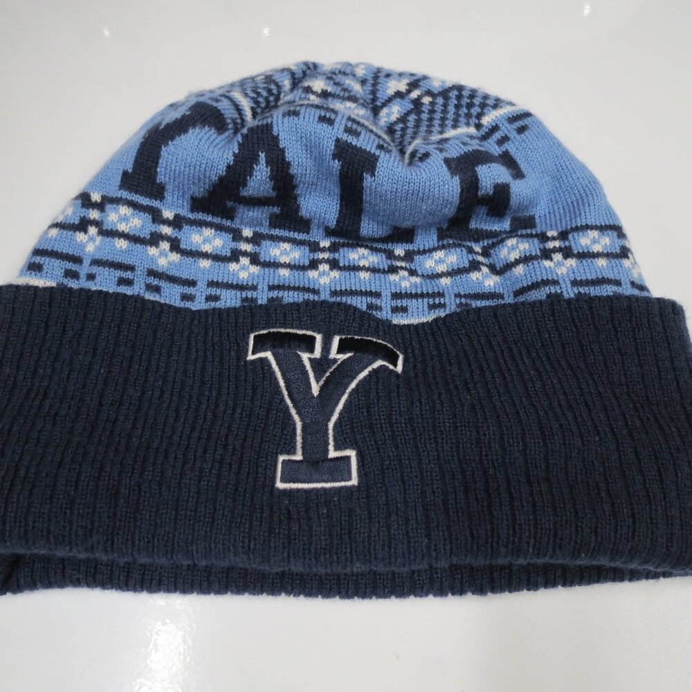 Yale University Collegiate Beanie Knit Hat Adidas